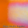 3mm Glass - Light Orange Striker Transparent Irid (1025-31)