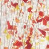 Autumn - Orange, Yellow and Red on White Collage Glass (4011-00)