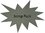 500g Bullseye Glass Scrap Pack - Charcoal Grey Transparent (1129)