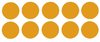 3mm Marigold Yellow Bullseye Precut Circles (0320)